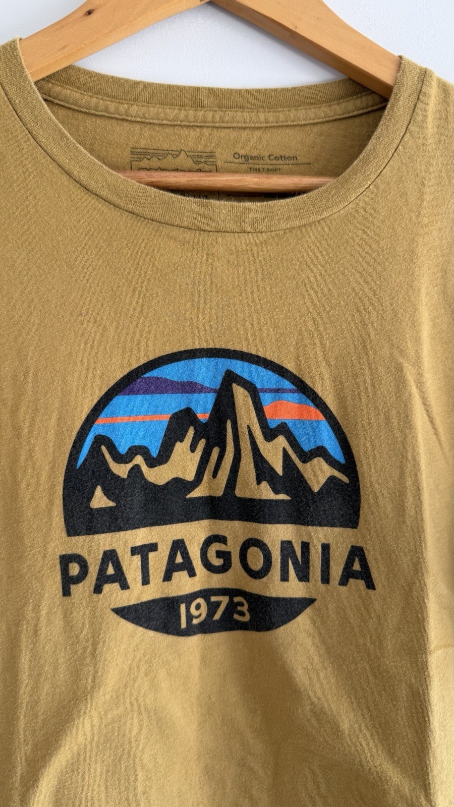 Patagonia Mens Short Sleeve Summit Toad Tee Shirt L Cotton Sustainable Outdoor gallery