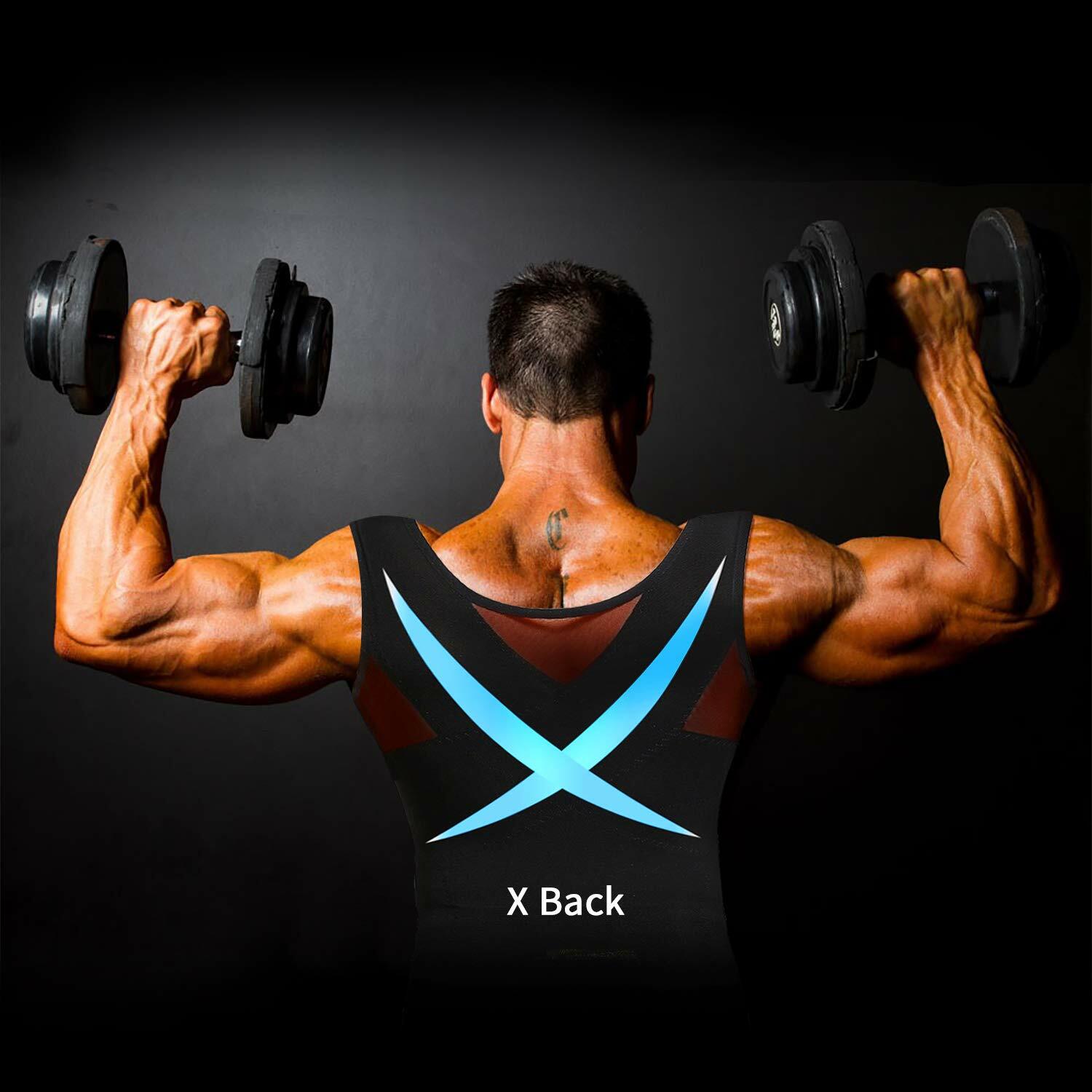 Men Slimming Vest Body Tummy Slim Shaper Underwear Shapewear Waist Girdle Shirts gallery