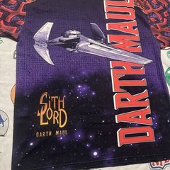 Vintage Star Wars Darth Maul All Over Print Lee Sport Mens Large