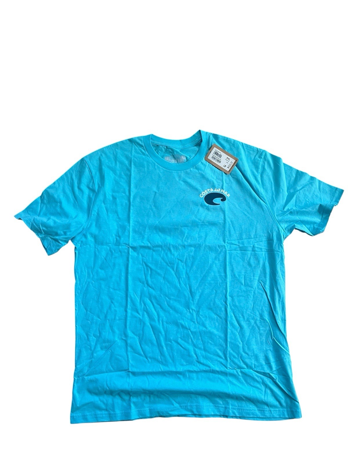 Costa Del Mar Performance Tee Shirt Big Fin Win Graphic Back NWT XXL