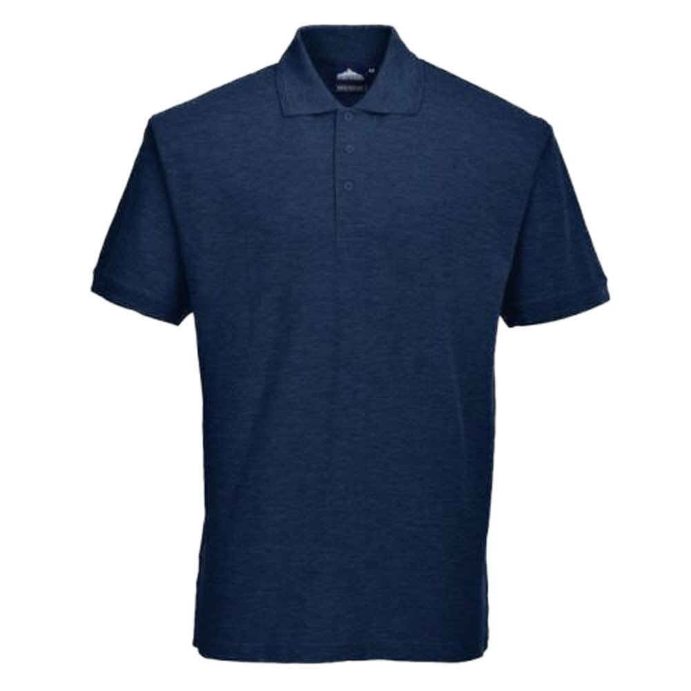 Portwest Naples Pique Polycotton Polo Shirt Navy Blue B210 Corporate Workwear gallery