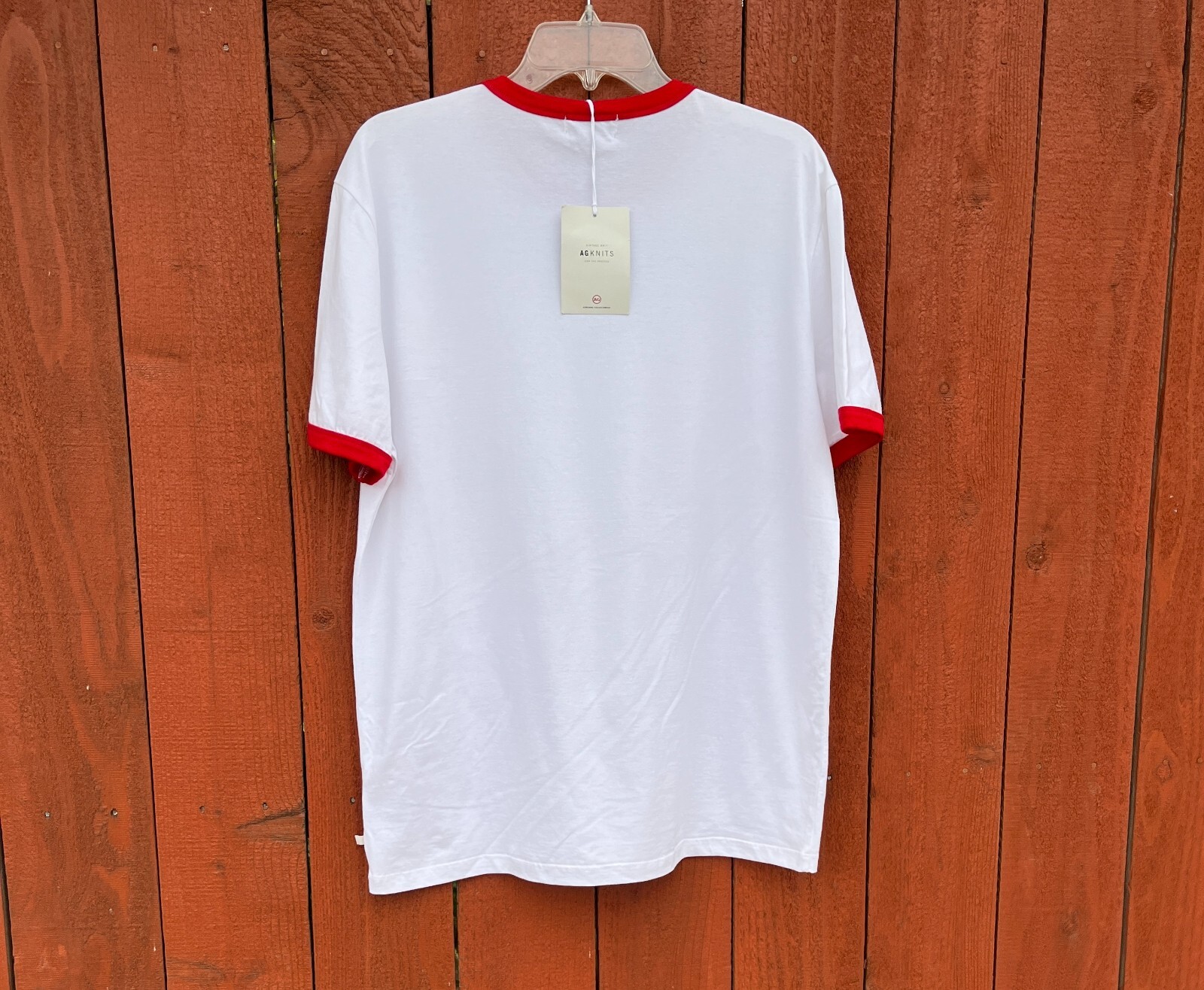Adriano Goldschmied Men’s Medium Crewneck White T-Shirt Brand New with Tags gallery