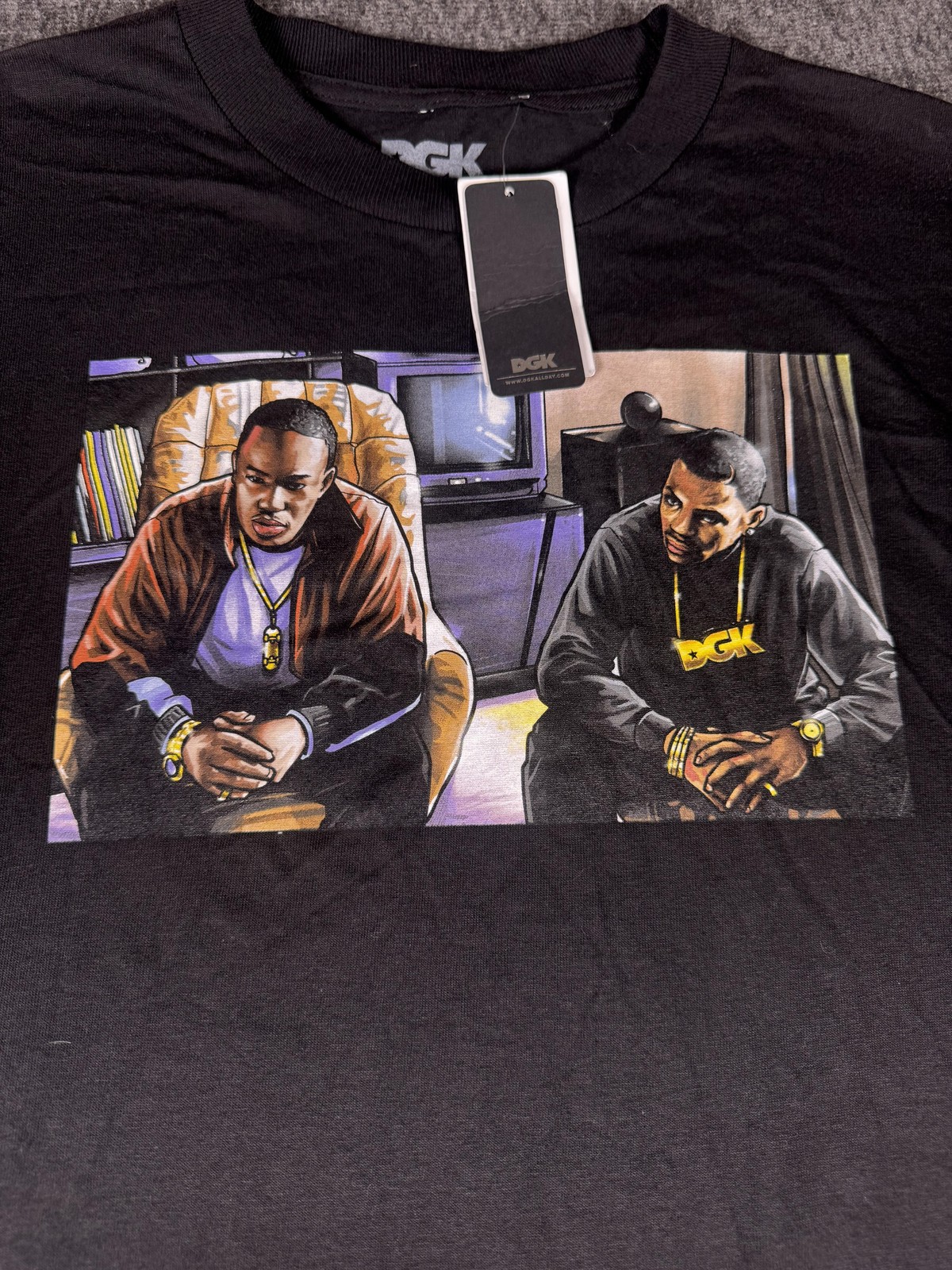 DGK Shirt Mens Medium Black Graphic Tee Streetwear Skateboarding Cotton GTA gallery