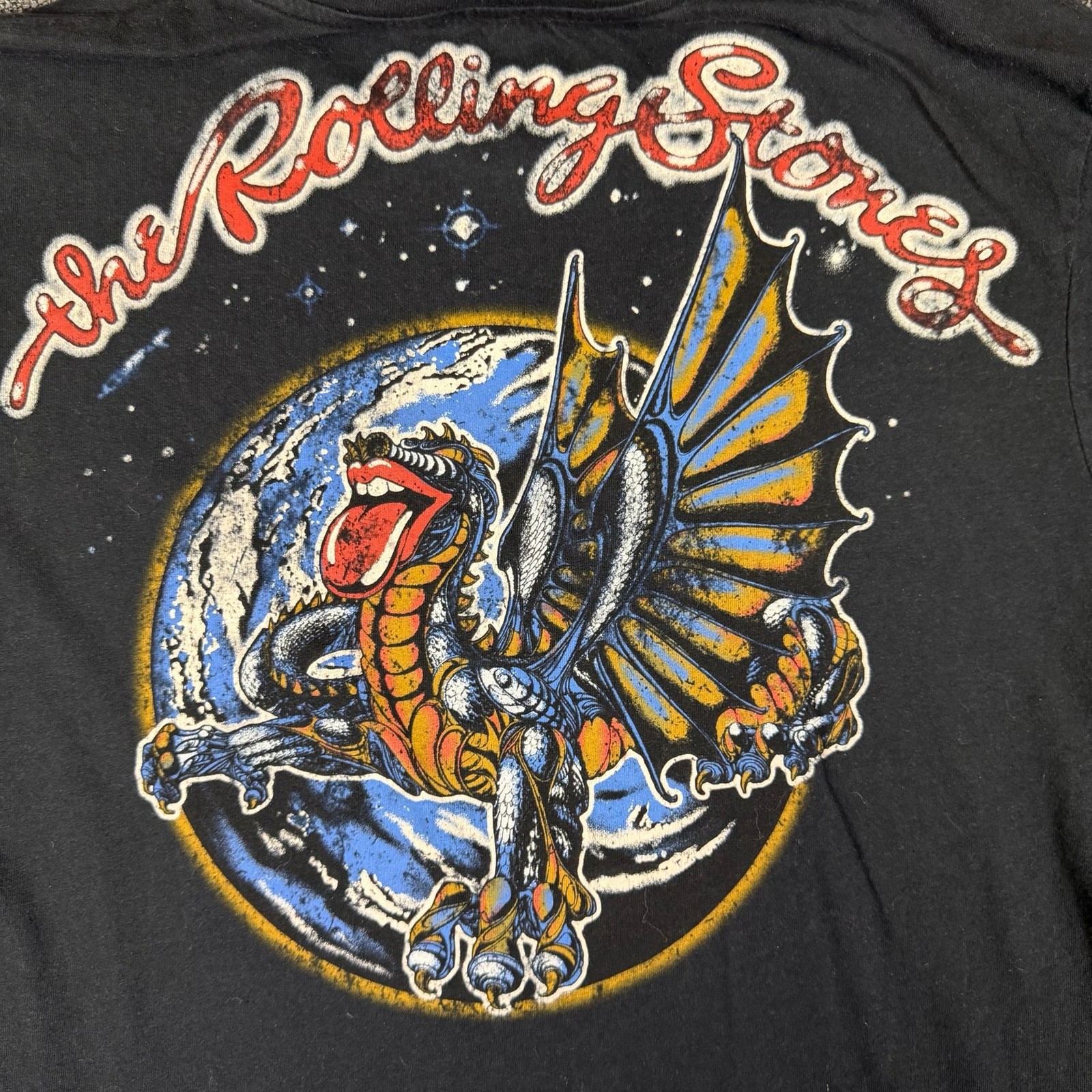 Zara The Rolling Stones 78 U.S. Tour Double Sided Graphic T-Shirt gallery