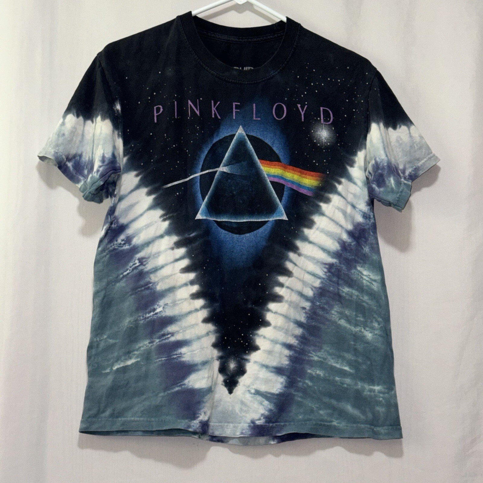 Pink Floyd Tie Dye T Shirt Liquid Blue Tag Mens Size Small Euc E2300 gallery
