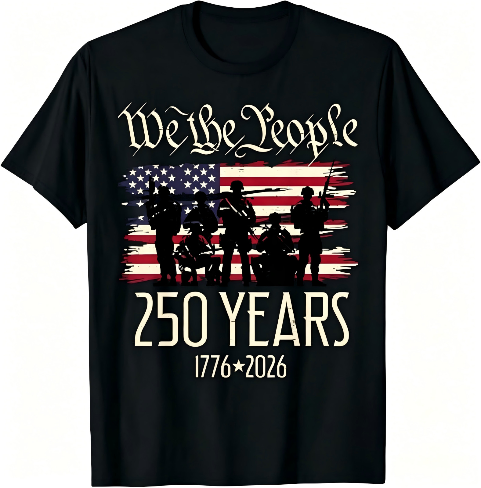 250 Years US Flag 250th Anniversary American Birthday USA T-Shirt gallery