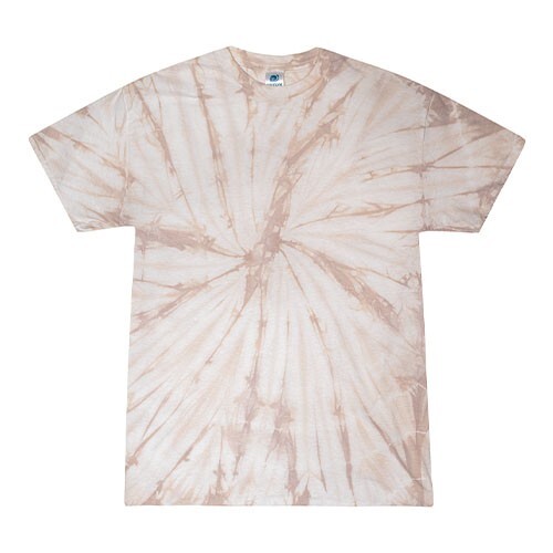 Multi-Color Tie Dye Spider T-Shirts, Adults Short Sleeve Cotton Colortone gallery