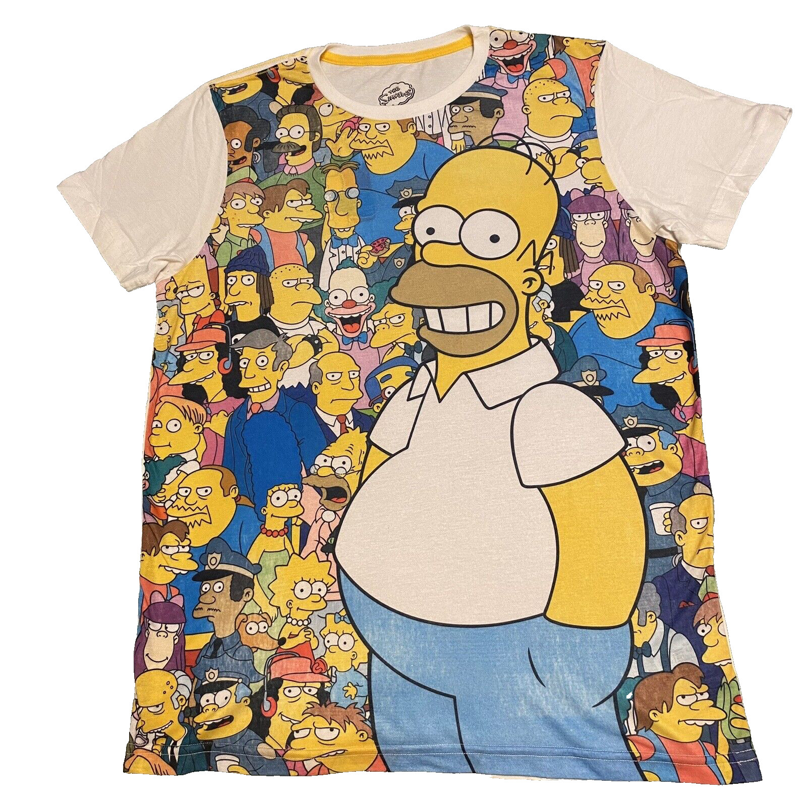 The Simpsons Shirt Adult Large Homer and Multi Character Collage New with tags gallery