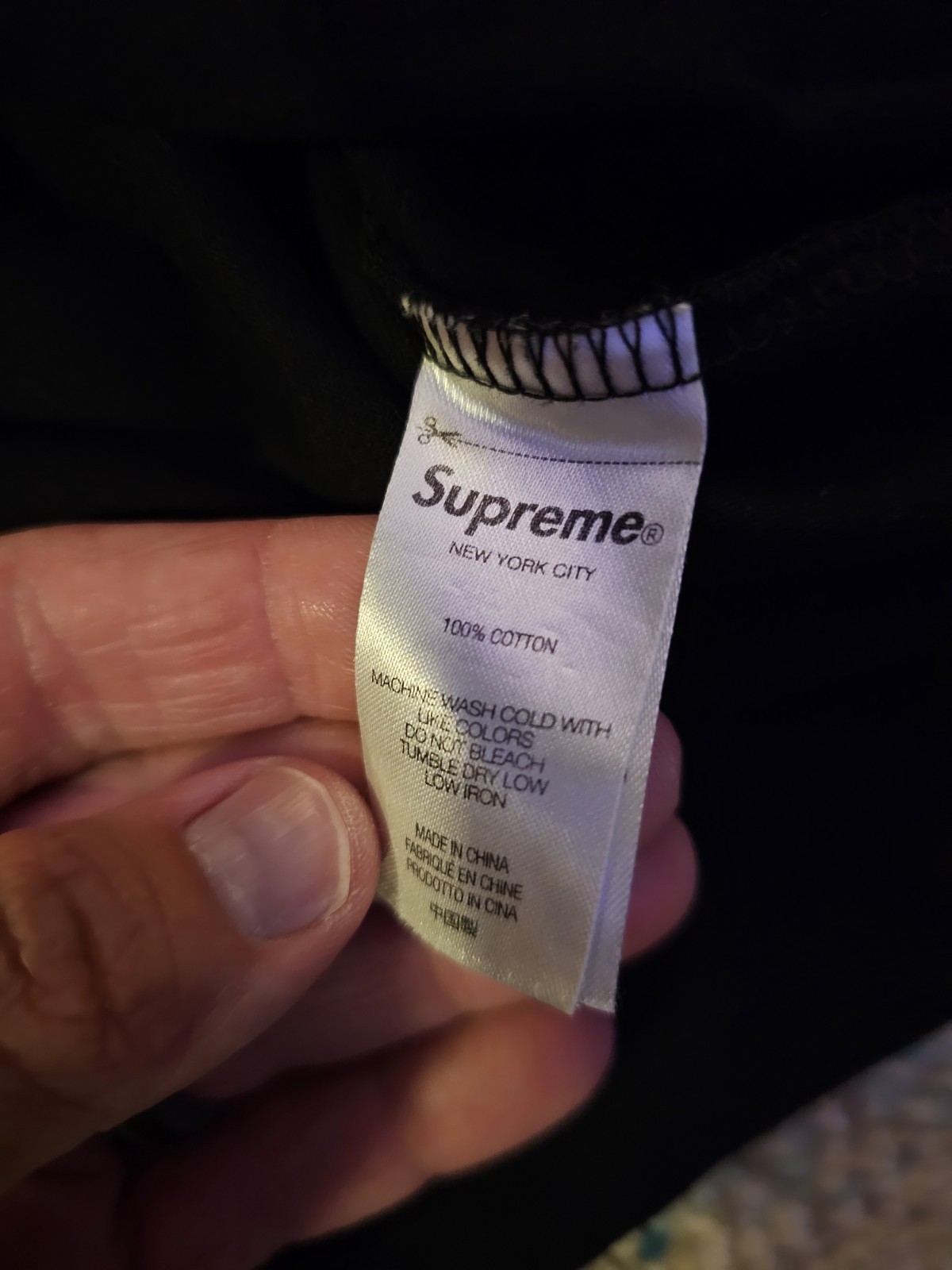 Supreme Gonz Nametag S/S Top BLACK MEDIUM FW21 gallery