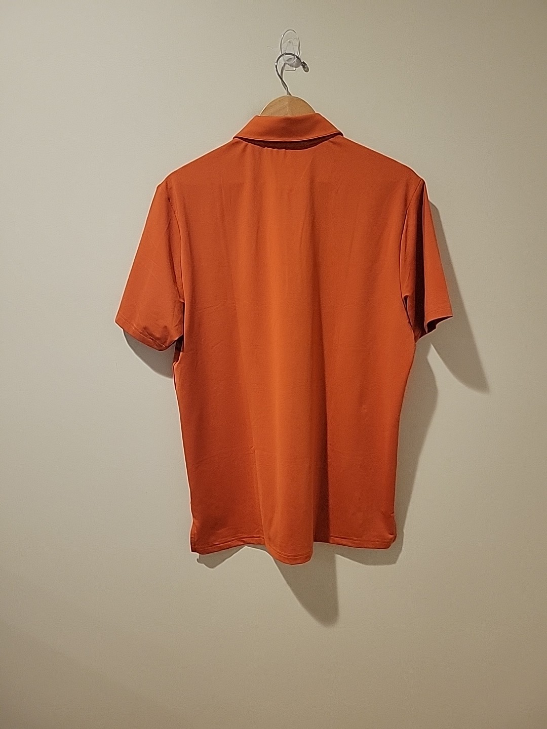 NWT Adidas Golf Ultimate 365 Polo Shirt Sz M Orange Performance Stretch Athletic gallery