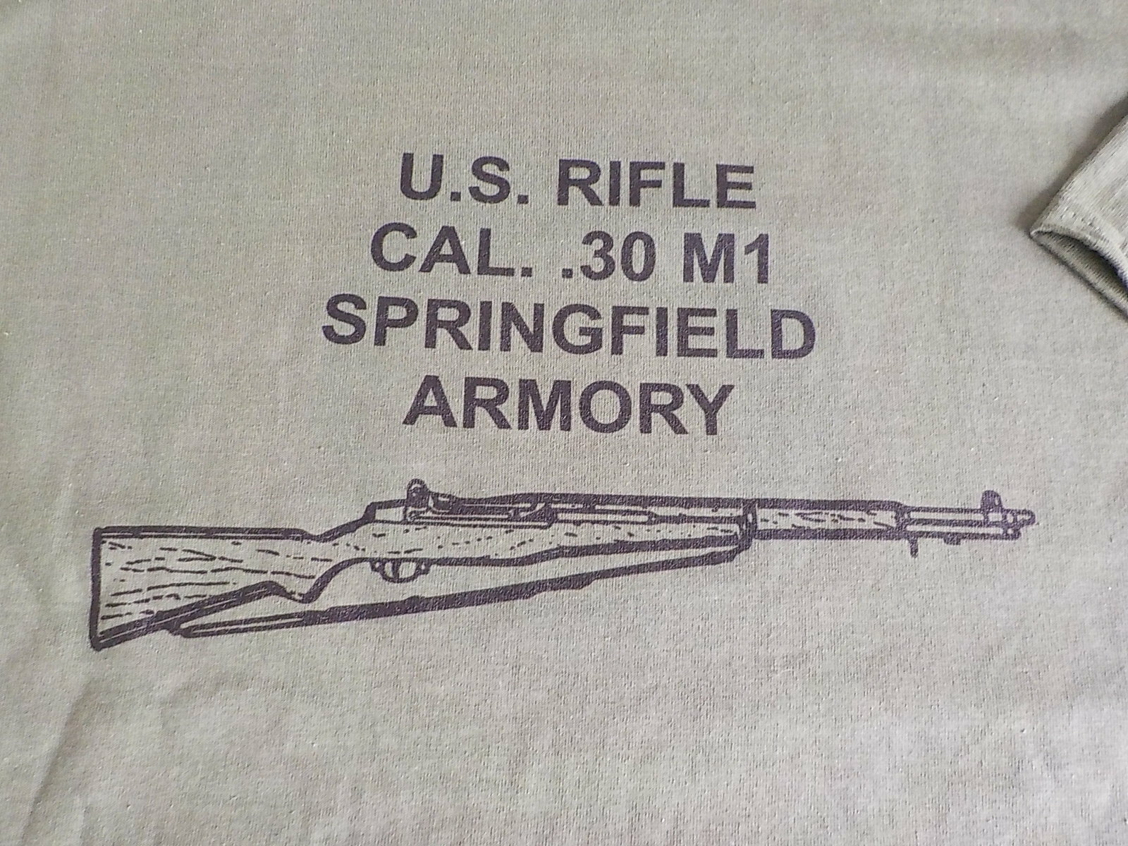 M1 Garand Silk Screened Olive Drab T Shirt $19.99 and up FREE SHIPPING gallery