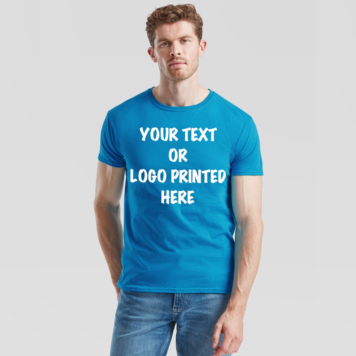 Personalised T Shirt Custom Printed T-Shirt Logo Text Printed Unisex Work Party gallery