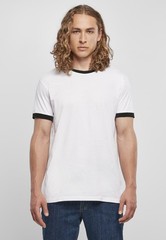 Build Your Brand Basic Ringer Tee BB022 – Short Sleeves and Crew Neck