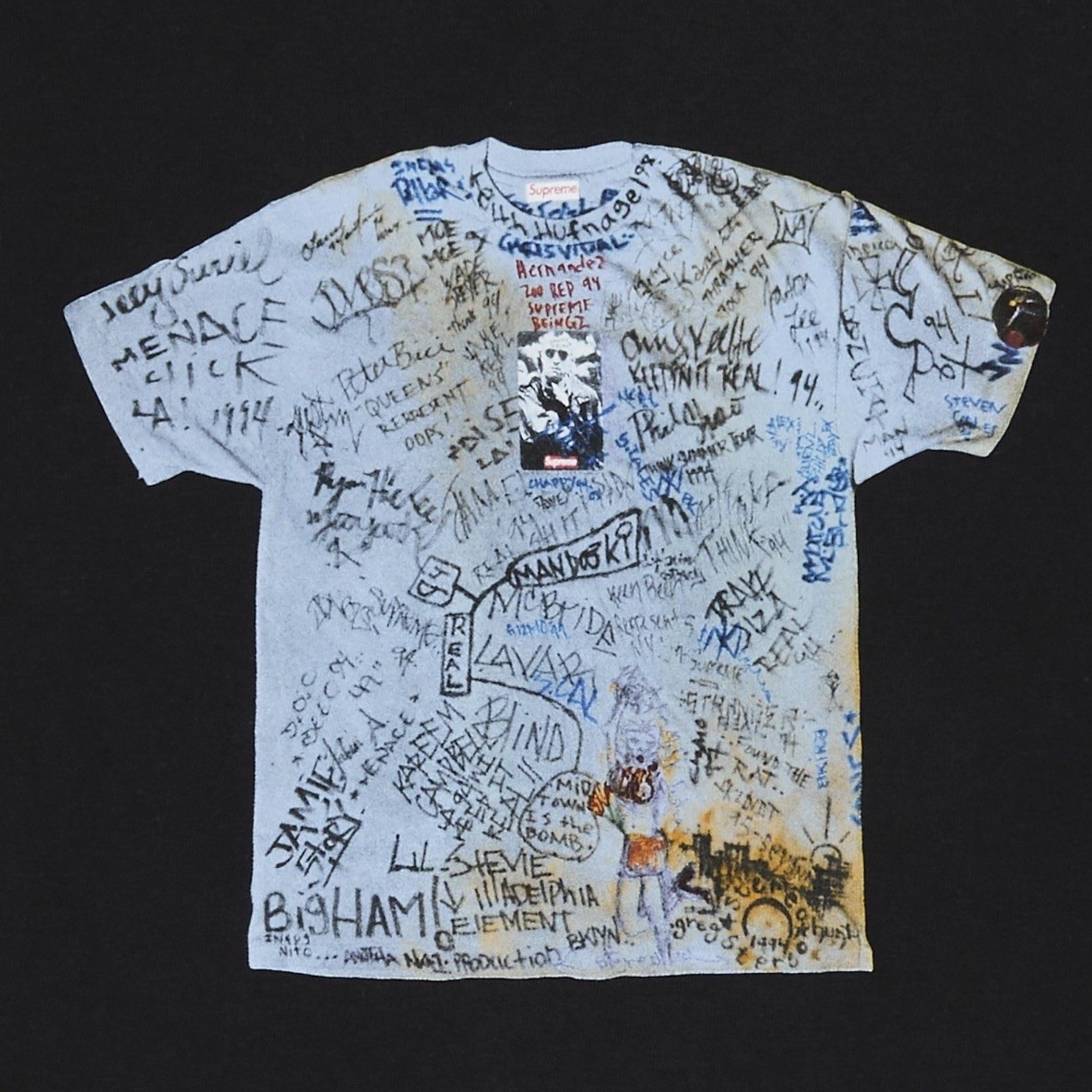 Supreme 30th Anniversary Tee Black SS24 Size M DS New Authentic gallery