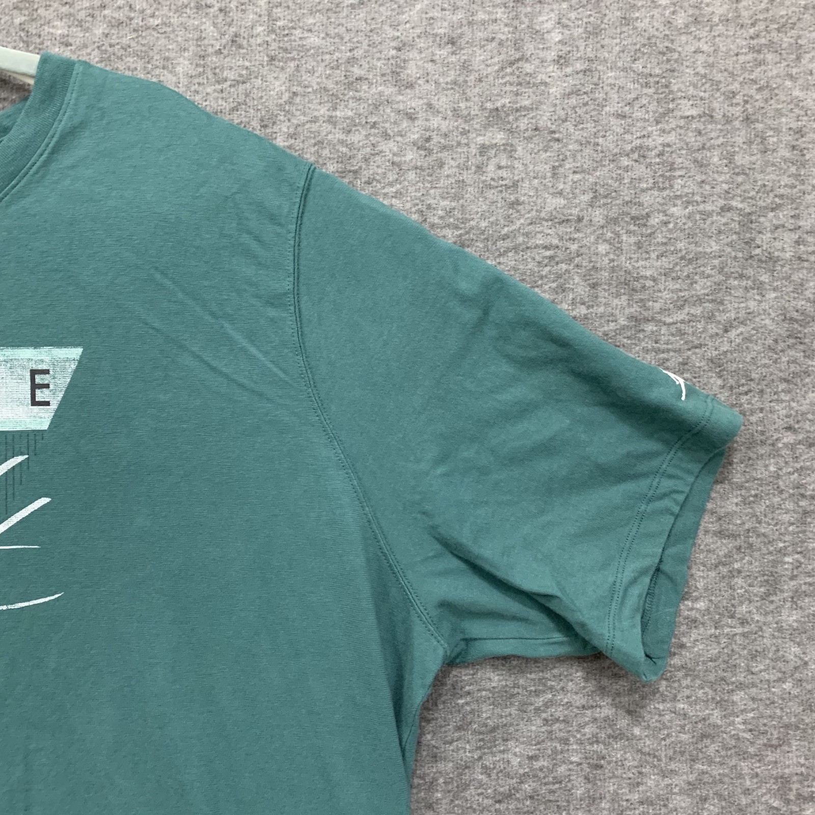 Nike Air Jordan Tee Shirt Mens 3XL Flight Jumpman Logo Teal Green Short Sleeve gallery