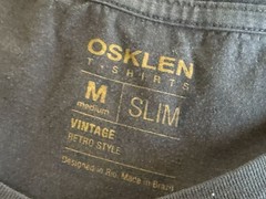 Osklen t-shirt featuring a graphic print of a diving mask and fins Med Slim