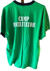 Ropes Challenge Summer Camp Shirt CFISD 2009 Camp Facilitator On Back XL