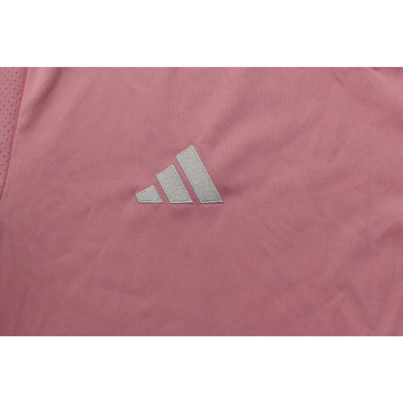 Adidas XL Slim Fit Pink Short Sleeve Training Jersey Tee Shirt 100% Recycled Pol gallery