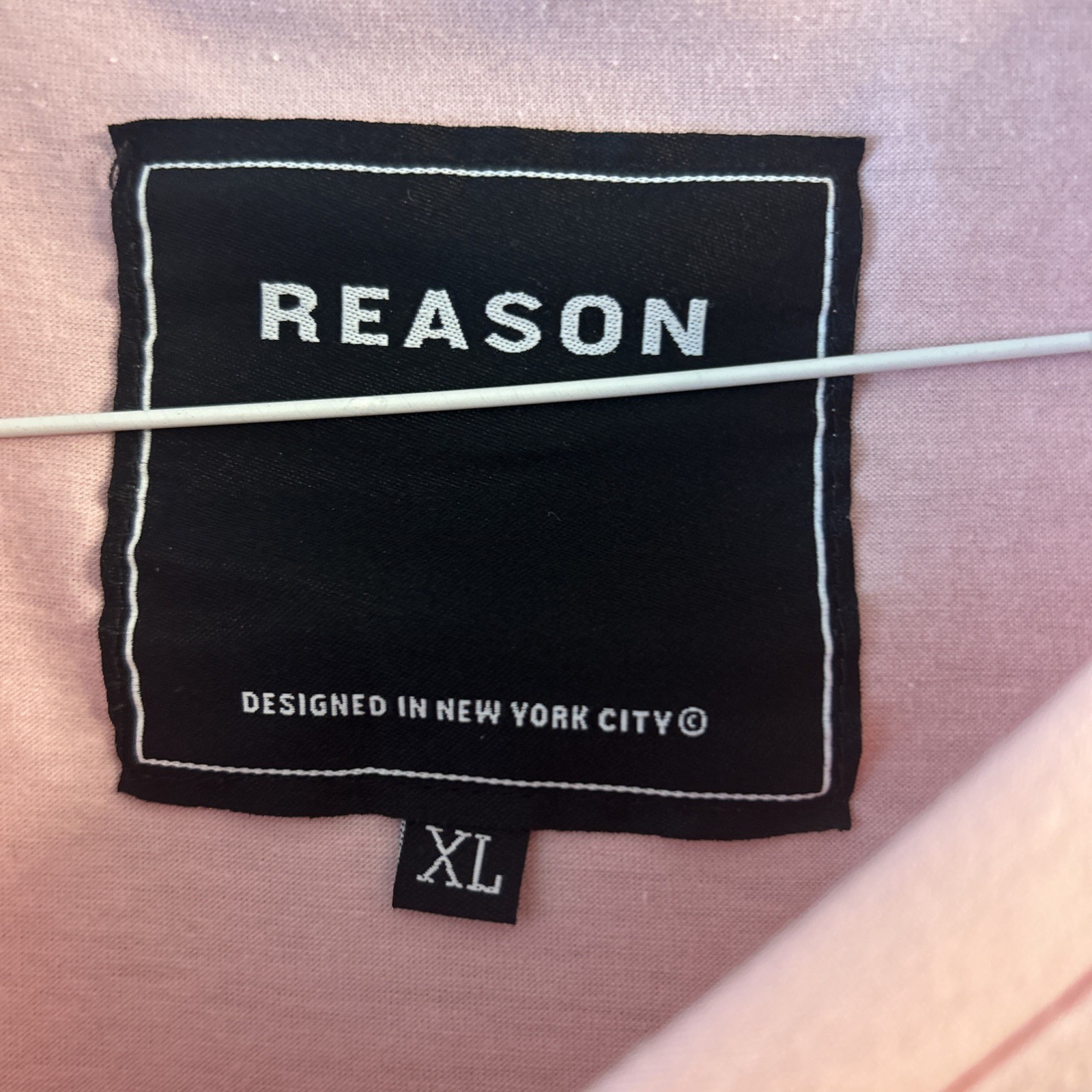 Reason Legend Bear Chenille Men's Tee Crew Neck Short Sleeve Pink XL gallery