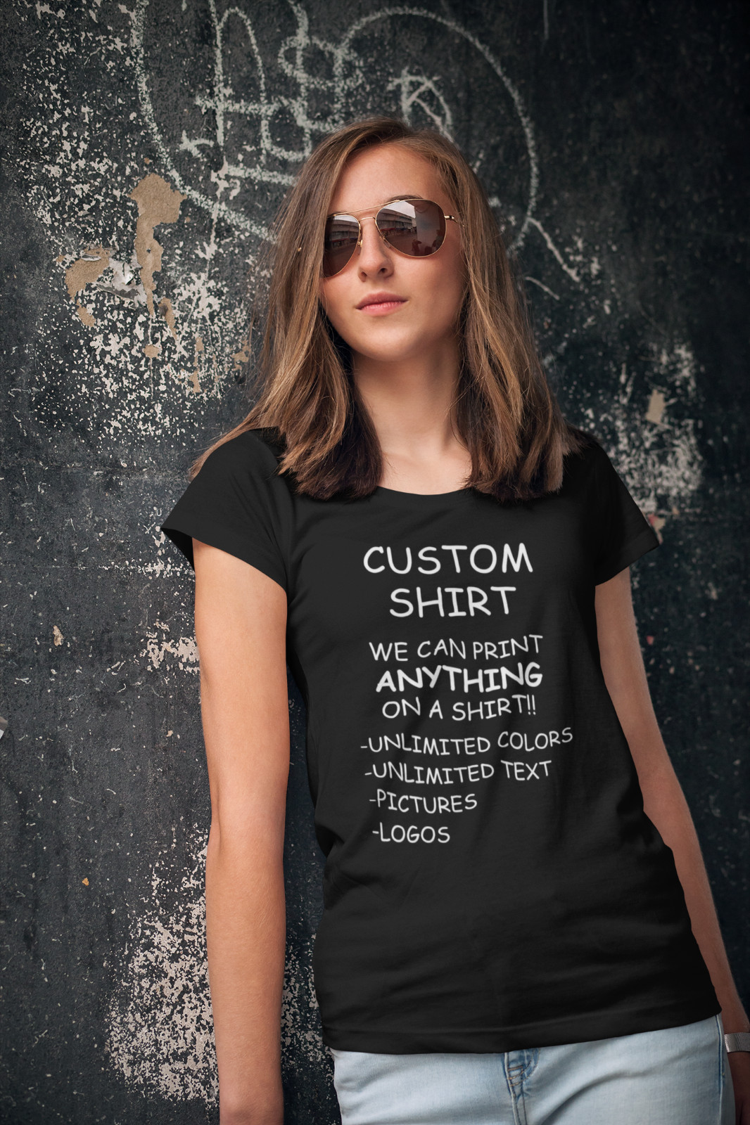 Personalized Custom T-Shirt Printing with your photo, text, logo, anything New gallery