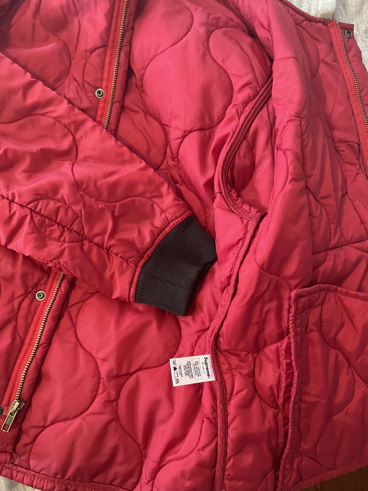 Supreme “i pledge allegiance to sh*t” Quilted Jacket Size Small gallery