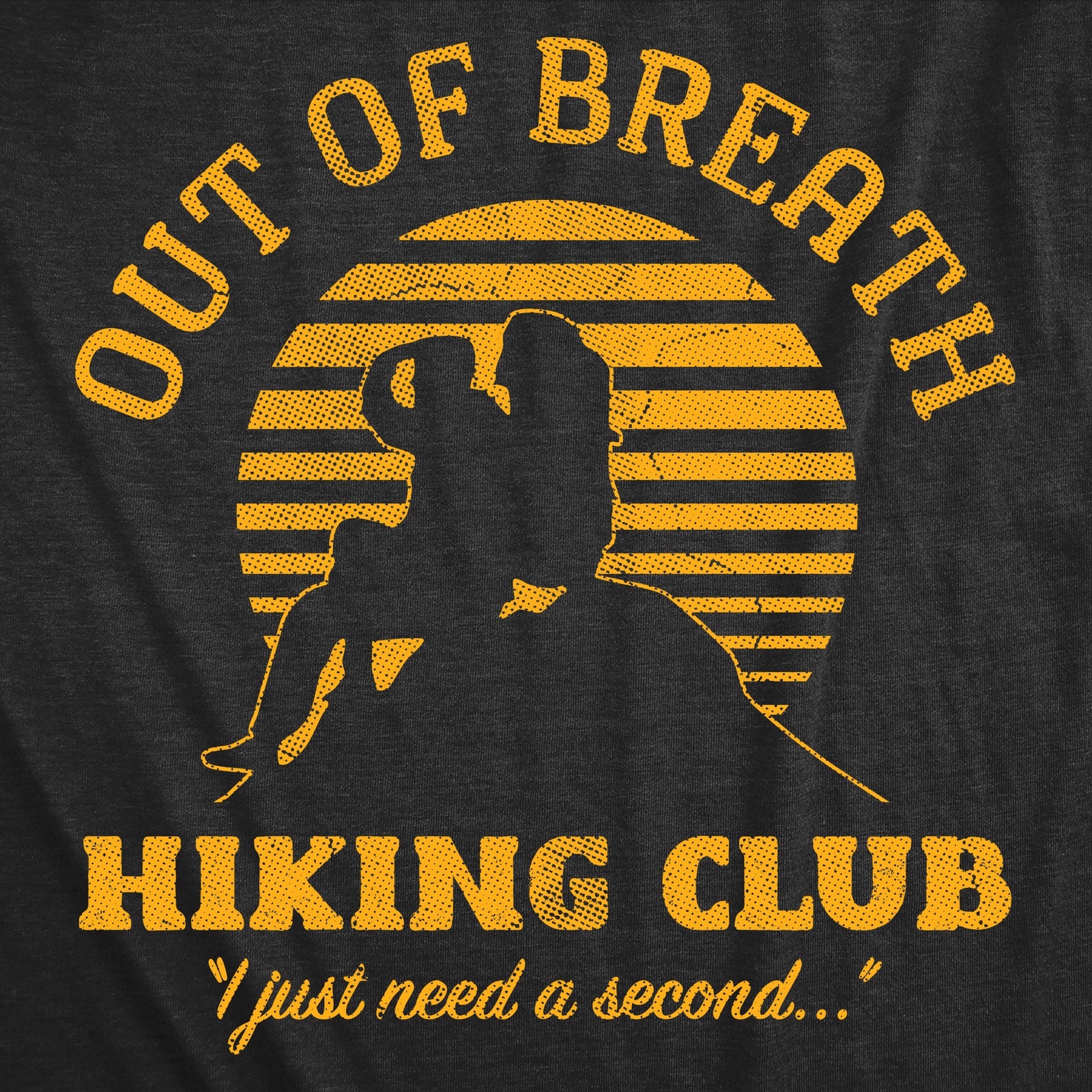 Mens Funny T Shirts Out Of Breath Hiking Club Sarcastic Nature Graphic Novelty gallery