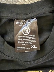 Switch Remarkable Graphic T Shirt XL Black Gold Distressed Streetwear Mens