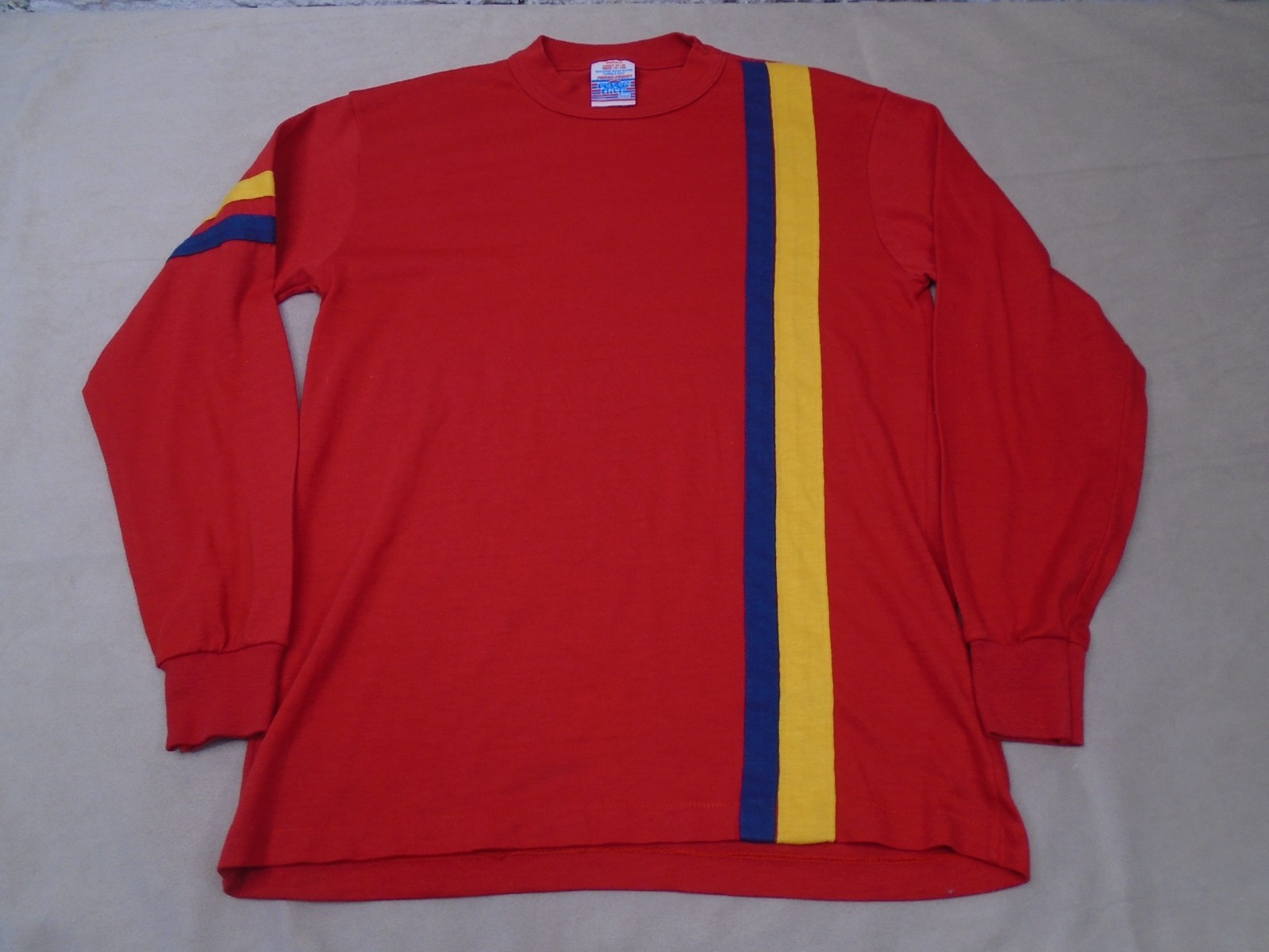 Vintage 70s Sears T Shirt Mens Fits Size Small Single Stitch Striped Put on Shop gallery