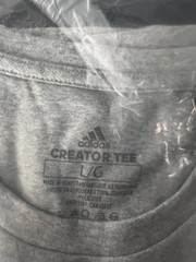 Adidas Creator Tee Grey LS Gray Large Long Sleeve T-Shirt Men’s Clothing