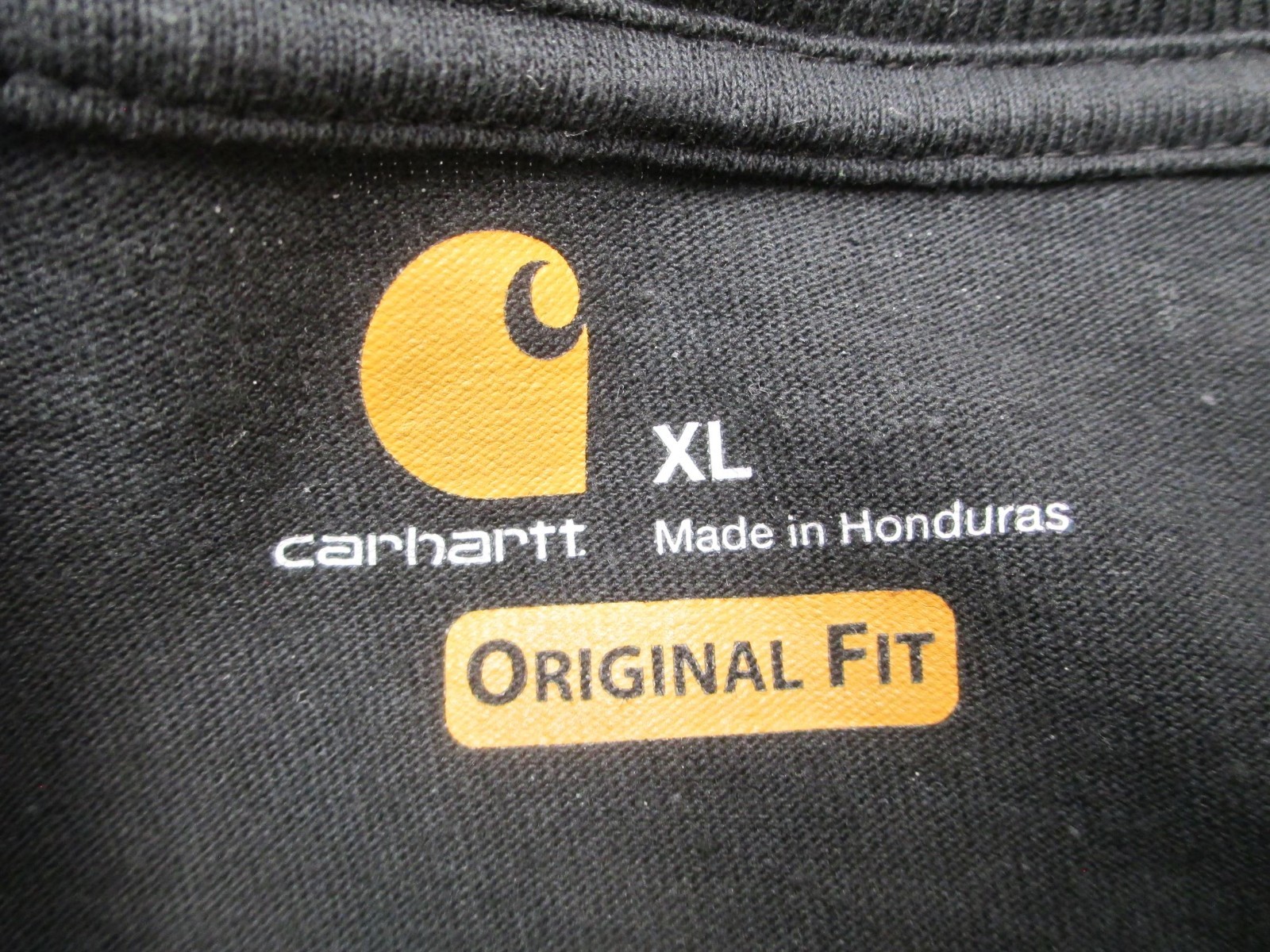 Carhartt Size XL Mens Black 100% Cotton Utility Work Casual Pocket TShirt 594 gallery
