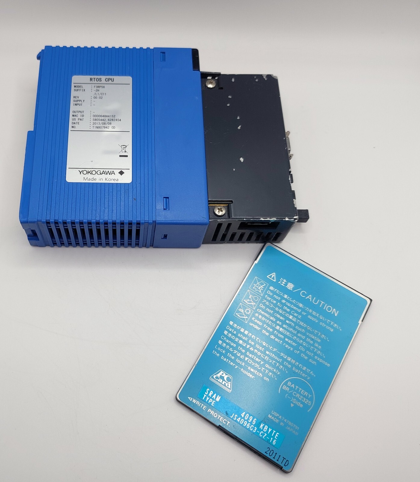 Yokogawa RTOS-CPU Module F3RP56-2H with SRAM memory Card