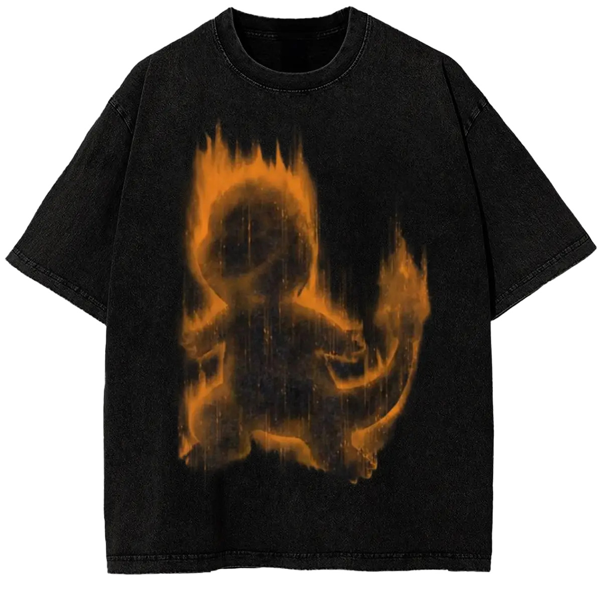 Retro P0kemon Charmander Graphic Fans And Lovers Anime T-Shirt gallery