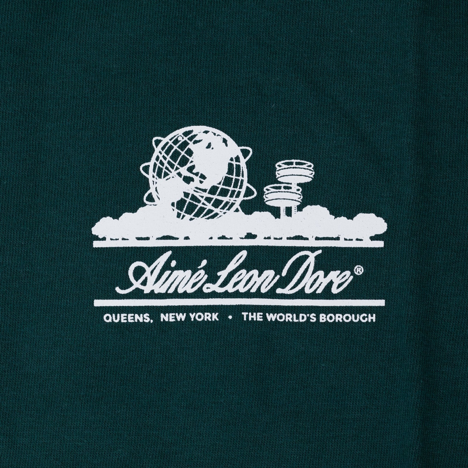 AIME LEON DORE Botanical Green Unisphere Tee SIZE M $85 gallery