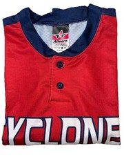 Alleson Athletic Cyclones #16 Baseball Team Men’s Size Medium Red Jersey