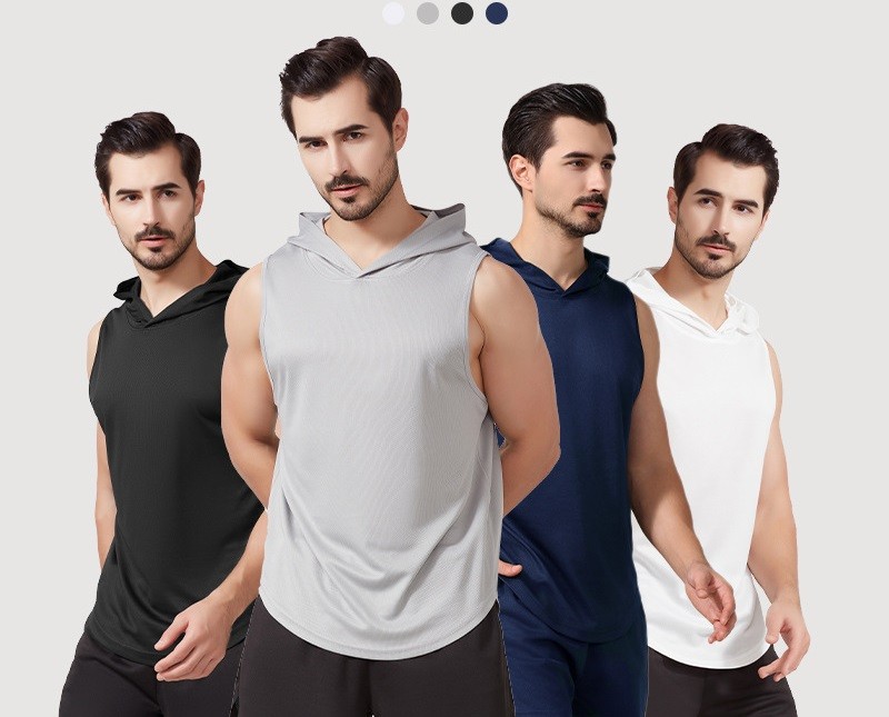 Quick Drying Vest For Men&Women Sweatshirt XL Sportswear Fitness Hooded T-Shirts gallery