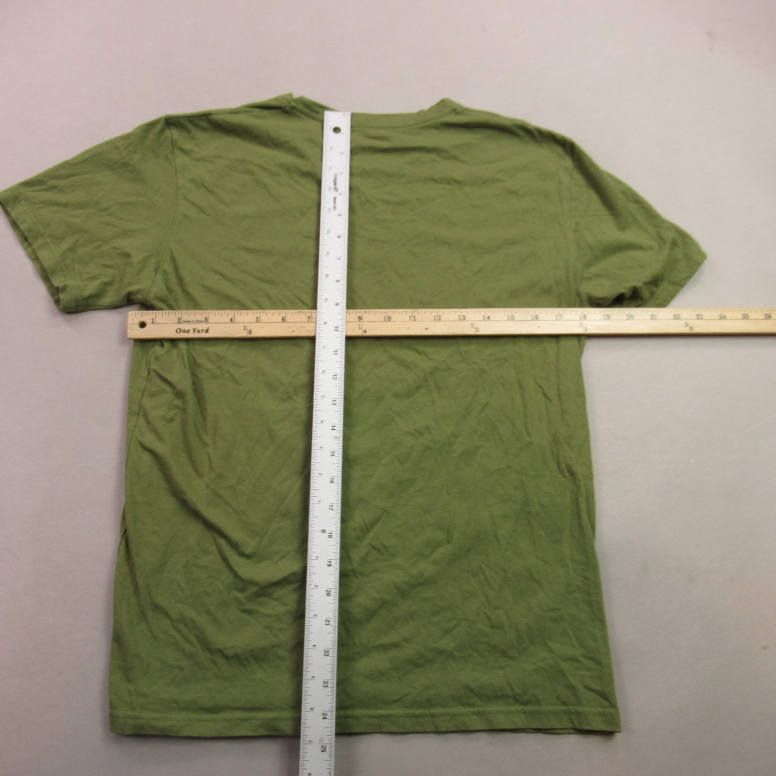 Fjall Raven Shirt Mens Medium Short Sleeve Crew Neck Outdoors Lightweight Green gallery