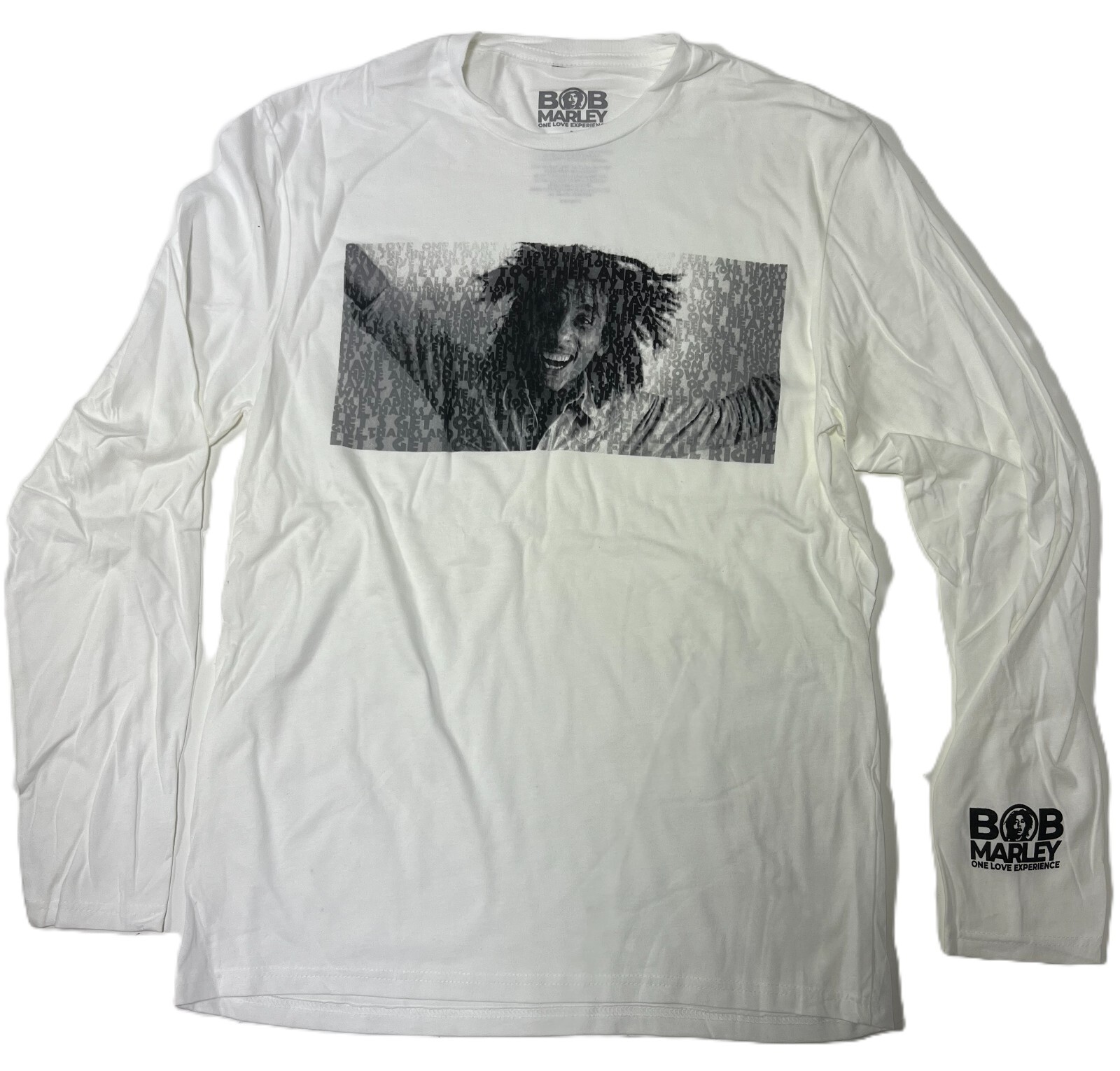 BOB MARLEY ONE LOVE EXPERIENCE Unisex WHITE LONG SLEVEE Tee T-Shirt ORIGINAL NEW gallery