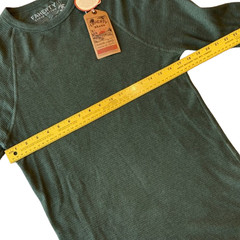 Faherty Cloud Waffle Crew Pullover Relaxed Fit Pima Mens Small S Deep Fern NWT