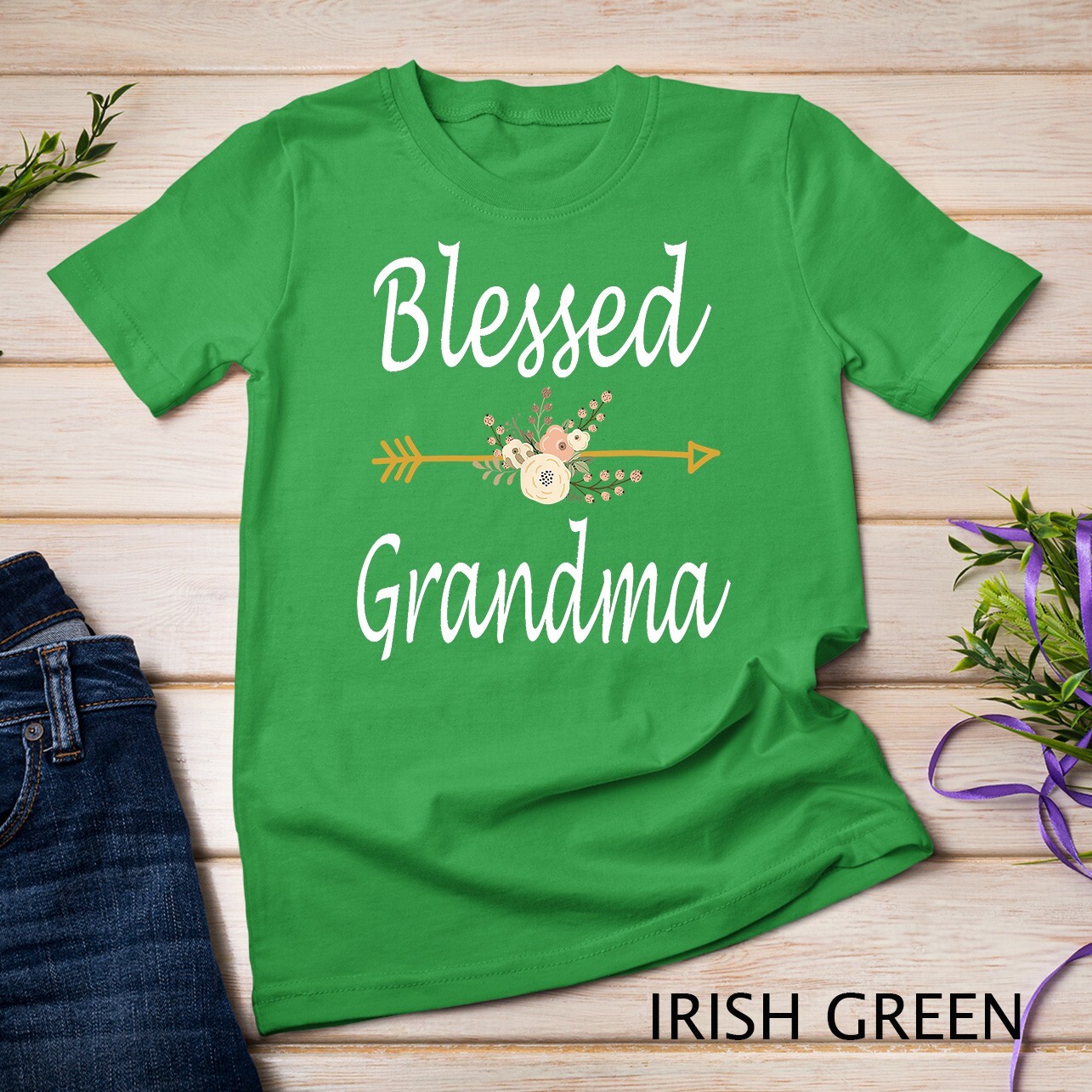 Blessed Grandma Shirt Thanksgiving Christmas Gifts Cute Unisex T-shirt gallery