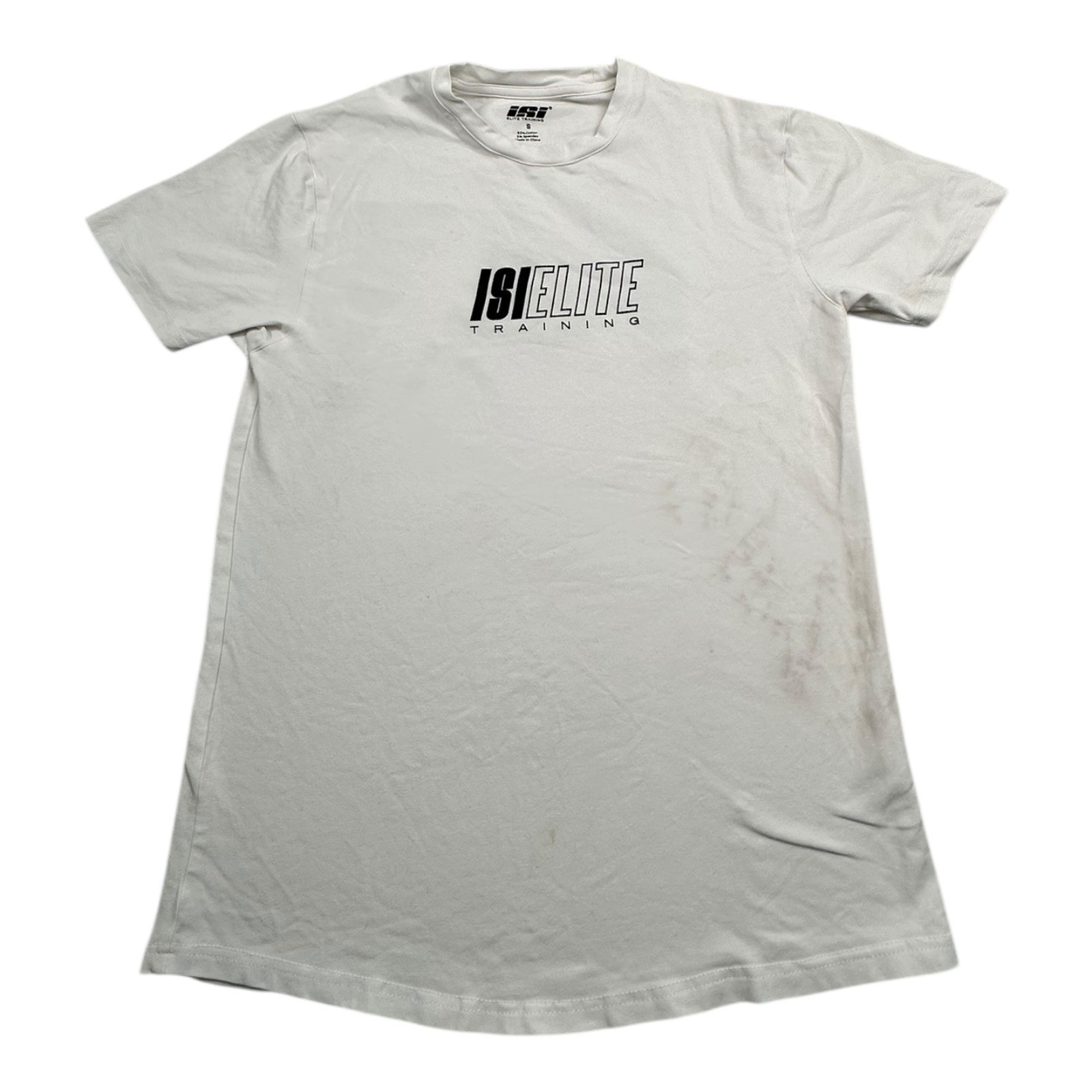 Elite Training White Graphic T Shirt Size S Cotton Spandex gallery