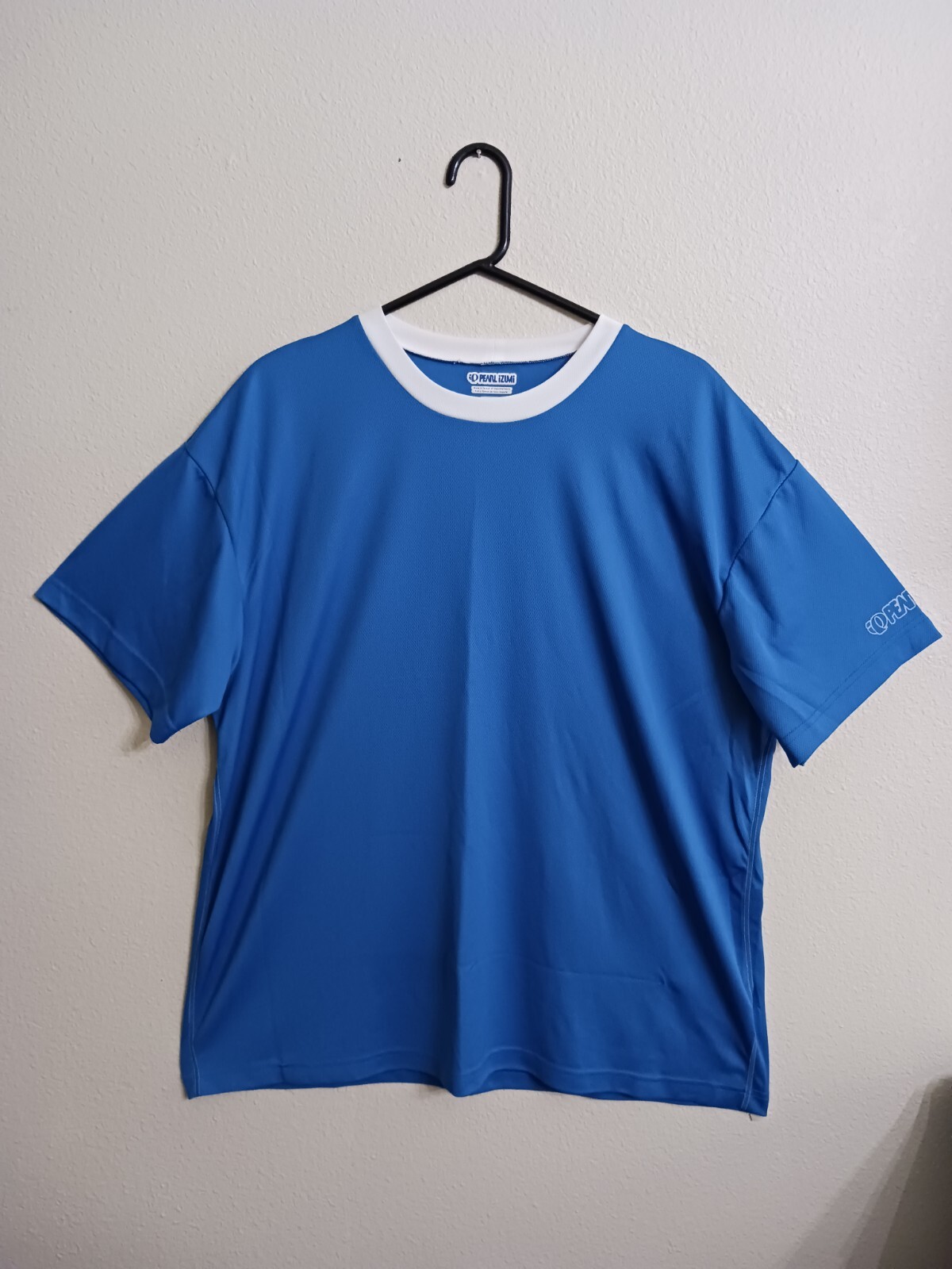 Pearl Izumi 52″ Chest Mens XXL Blue Short Sleeve Crew Neck Shirt