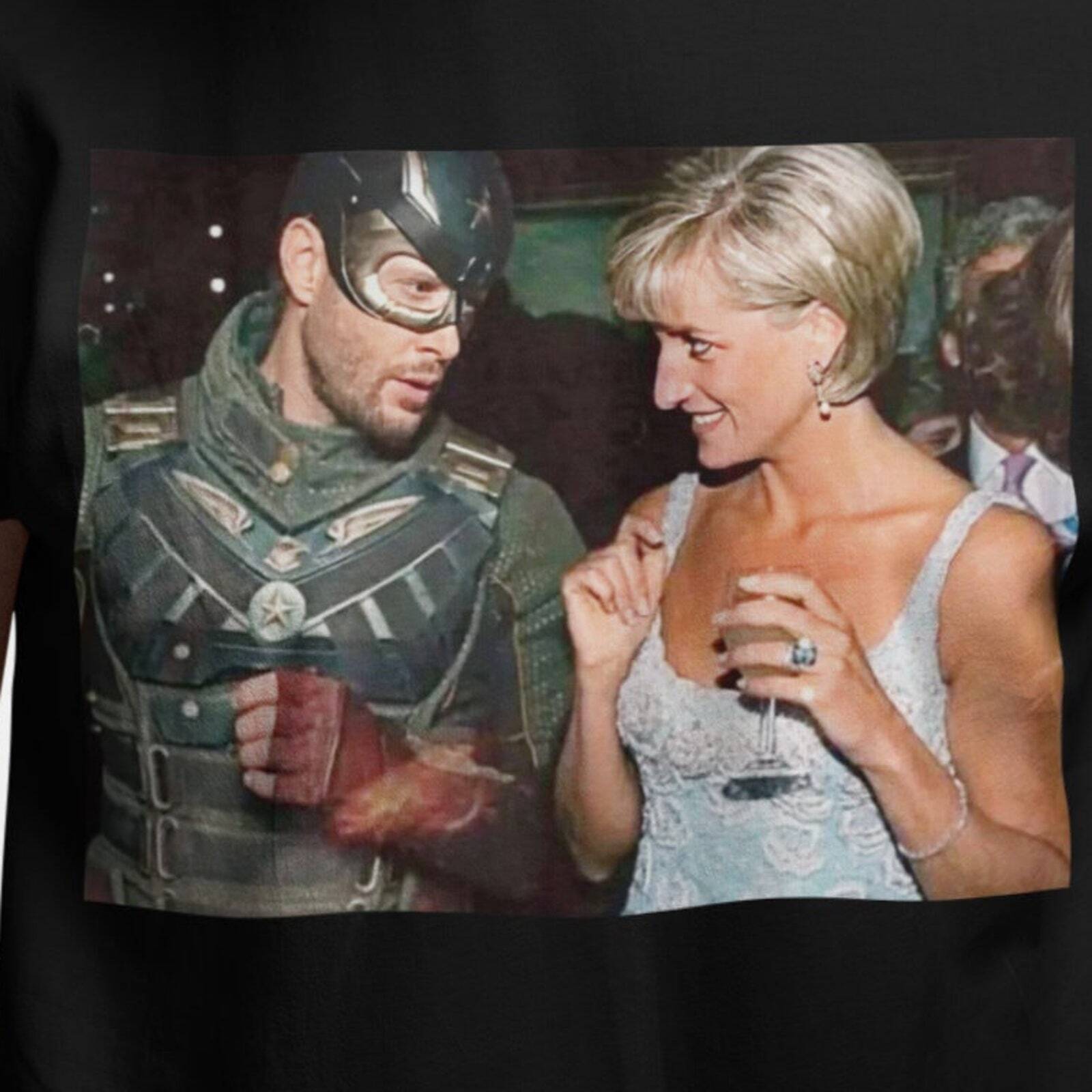 When Princess Di met Soldier Boy Unisex Jersey Short Sleeve Tee gallery