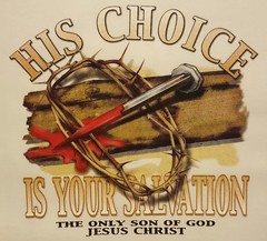 CHRISTIAN OUTFITTERS HIS CHOICE IS YOUR SALVATION JESUS #1130 POCKET SHIRT