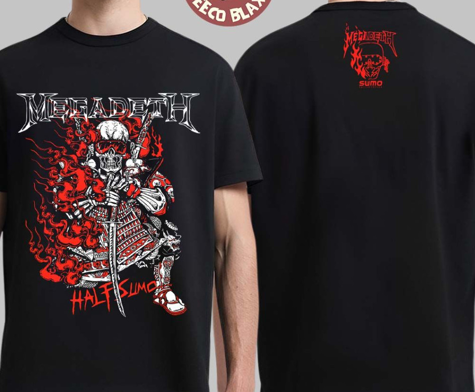 Megadeth X Half Sumo Farewell Fire 2026 Collection T-ShirtT-Shirt gallery