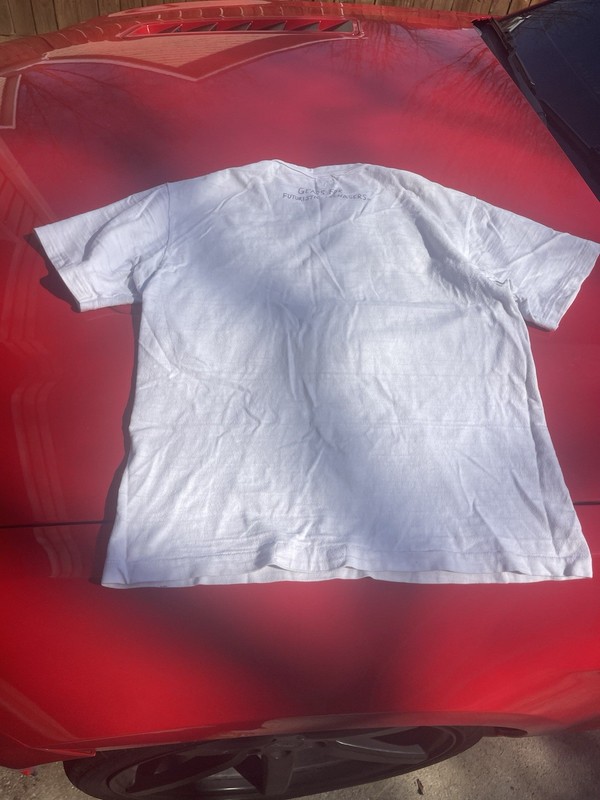 HUMAN MADE Men's White Bear Logo Graphic Crew Neck Cotton Knit Tee L gallery