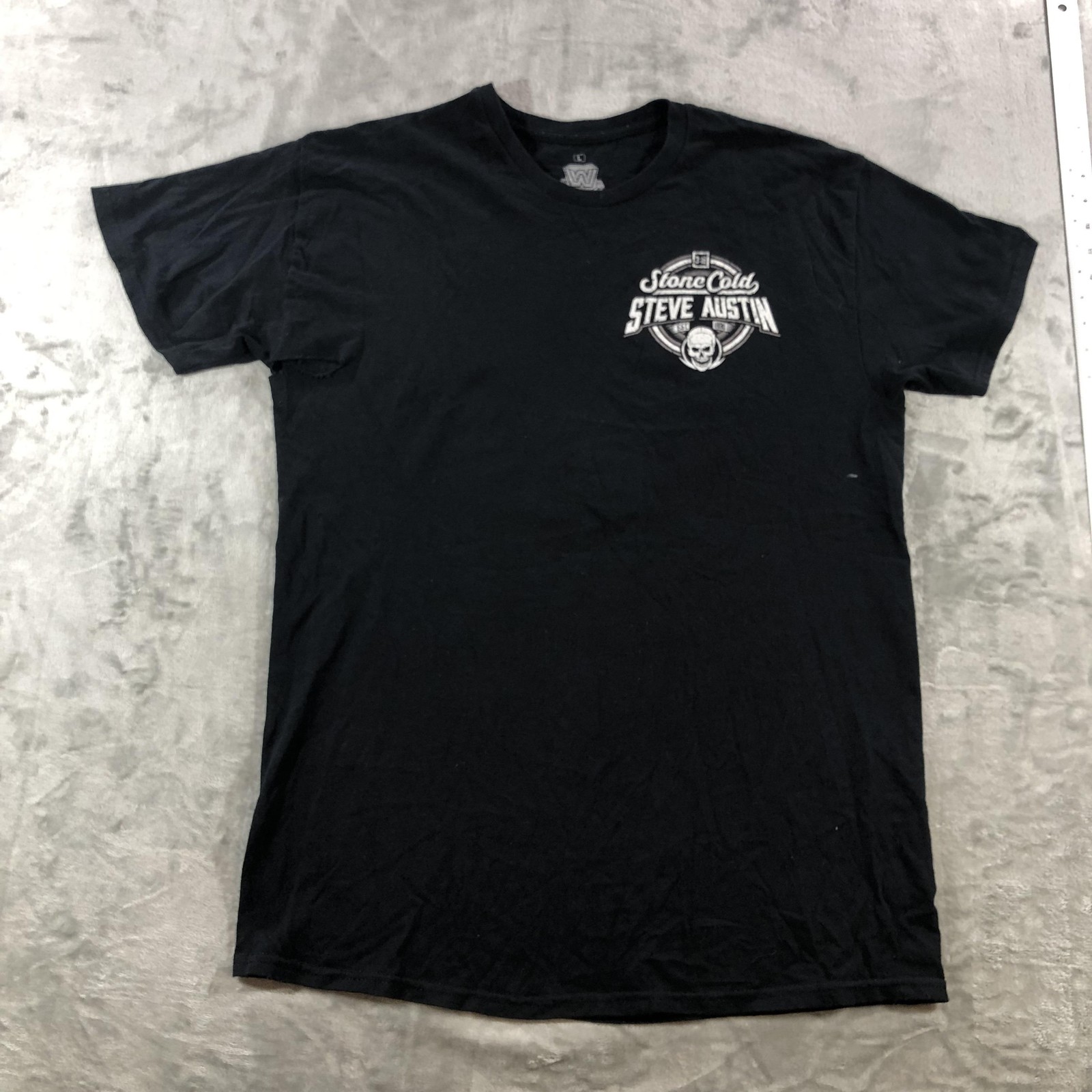 Stone Cold Steve Austin Shirt Mens Large Black Royal Rumble 97 Graphic Tee WWE
