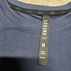 LEG3ND Men Slate Blue Curved Hem Performance T-Shirt M13027 Size Medium NWT