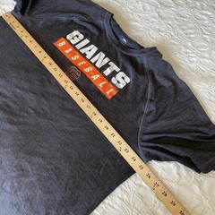 San Francisco Giants Basebal Men 2XLl Black Gray T-Shirt MLB Genuine Merchandise