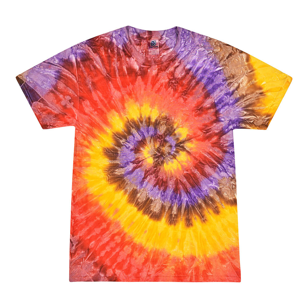 Tie Dye T-Shirts Multi-Color Adult Size 2XL XXL Cotton Colortone gallery