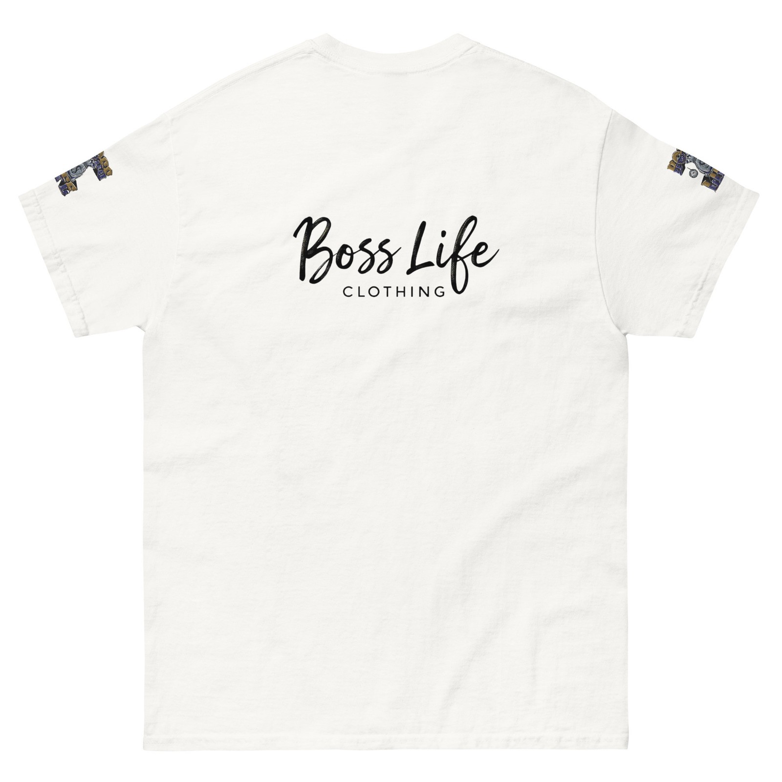 Boss Life african money back signature embroisery sleeve Unisex classic tee gallery